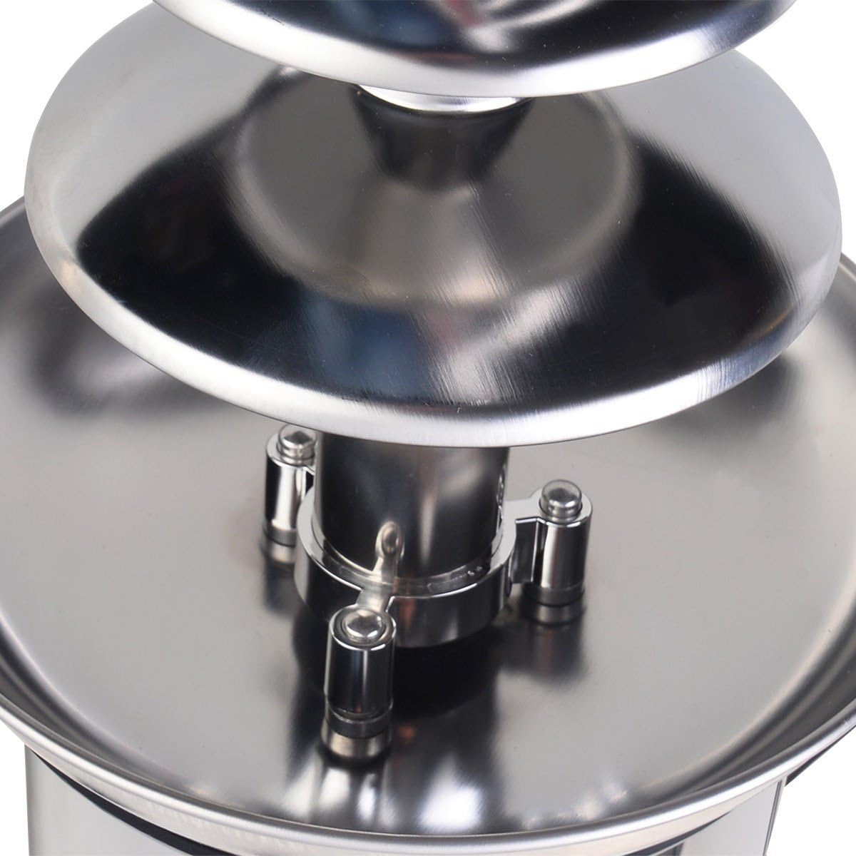 4 Tier Stainless Steel Chocolate Fondue Fountain O624390