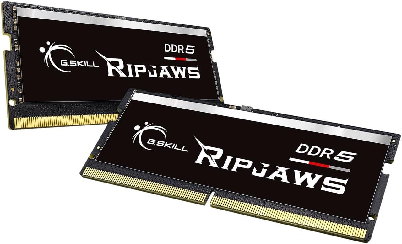G.SKILL Ripjaws SO-DIMM 64GB (2x32GB) DDR5 5600 Laptop Memory F5-5600S4040A32GX2-RS E72813
