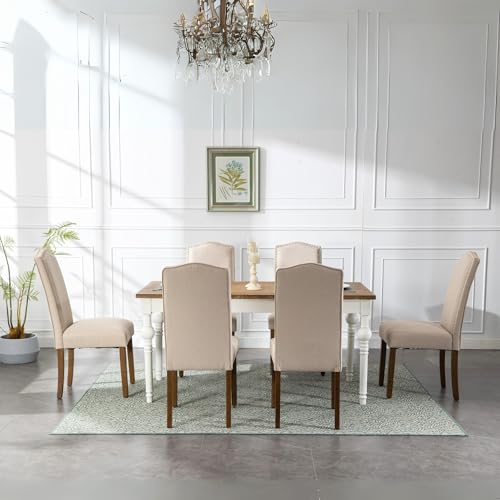 Upholstered Parsons Dining Chair Set of 4, Smoky Grey W249683