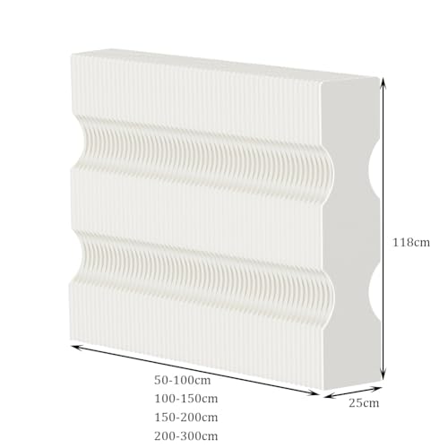 Paper Privacy Partition Folding Room Divider Beige J800