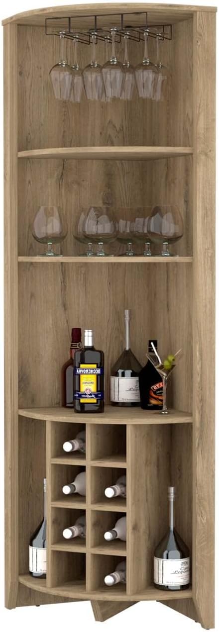 Boahaus Stanley Bar Cabinet Macadamia K4013