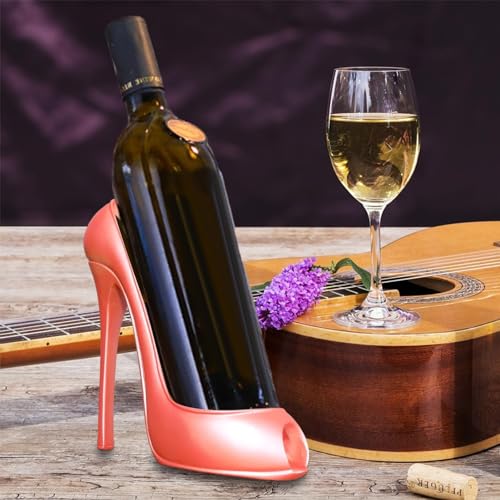 High Heel Wine Bottle Holder - Wine Rack Display for Home Bar Cabinet B406