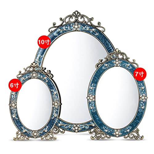 MADALIANO Retro Metal Princess Desktop Makeup Mirror Z82716