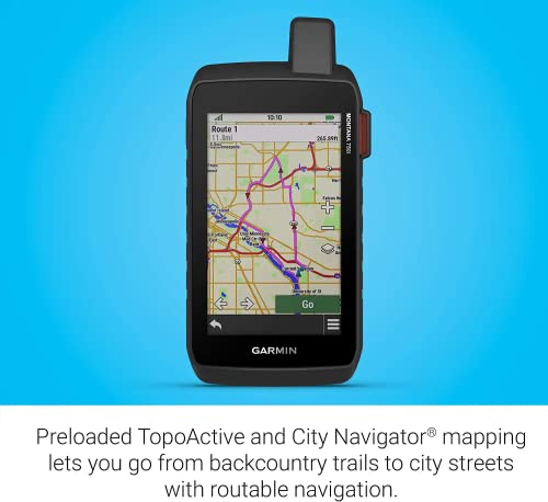 Garmin Montana 750i Rugged GPS Handheld with inReach Technology and 8-megapixel Camera V670