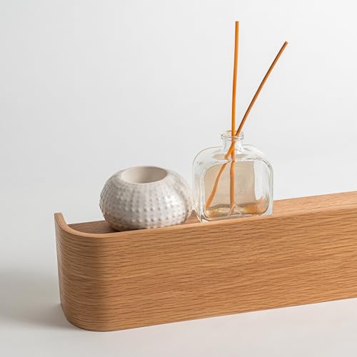 Wall-Mounted Coat Rack 'Toke' with Hidden Wall Hooks, Oak P431