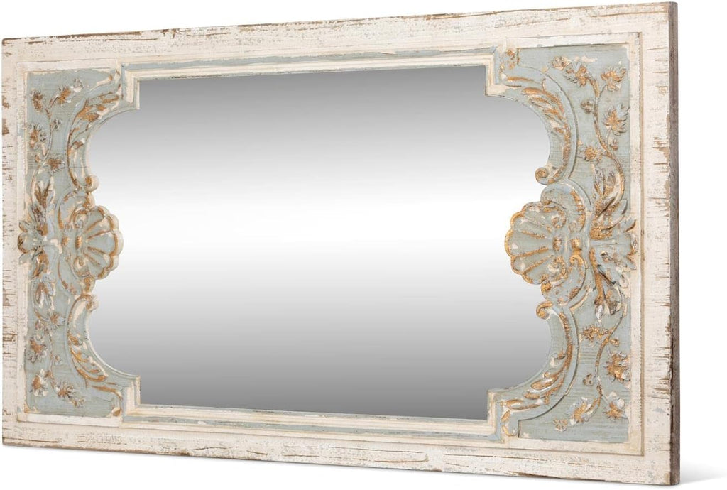 Park Hill Collection Country French Coquille Carved Wood Mirror O369628
