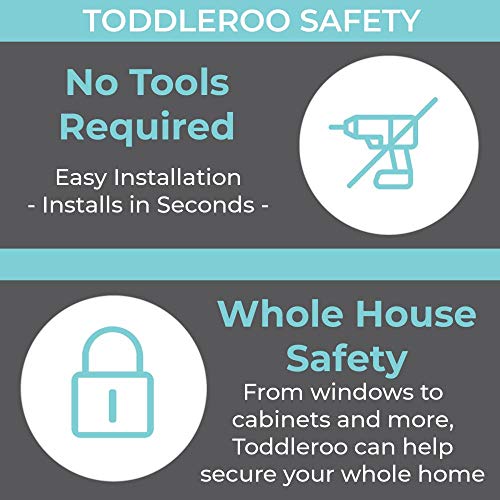 Toddleroo by North States Rotating Door Stopper, White, 1-Count O372