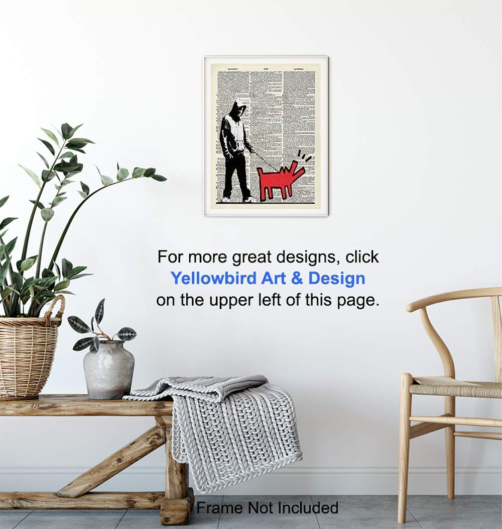 Banksy Graffiti 8x10 Wall Decor Picture - Modern Art Poster for Home P763