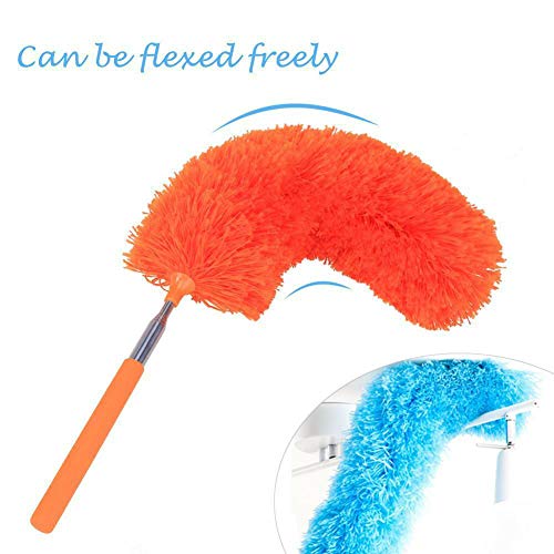 Telescopic Microfiber Duster for Cleaning, Grey Z869320