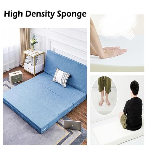 Folding Mattress Double with Washable Cover for Guest Bed N4606