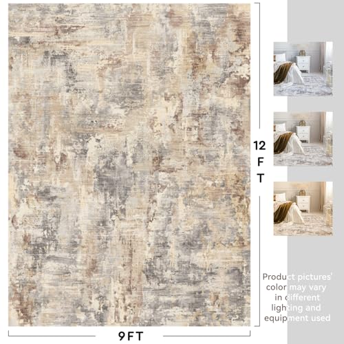 tchido Washable Non Slip Abstract Area Rug 8x10 G33524