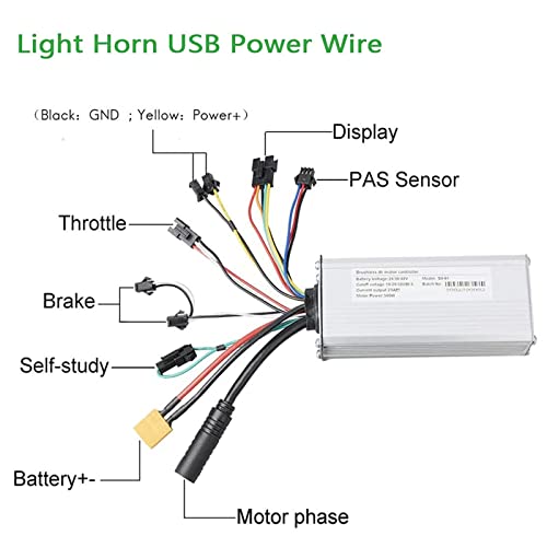 Electric Bike Conversion Kit Rear Wheel 27.5in 48V 1500W Q216865