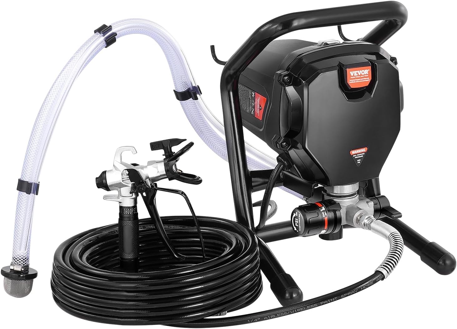 VEVOR Stand Airless Paint Sprayer 3000PSI Electric Handheld K3049