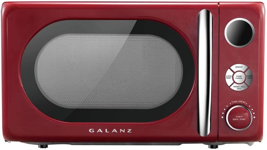 Galanz GLCMKA07RDR07 0.7 cu. Ft. 700-Watt Countertop Microwave in Retro Red