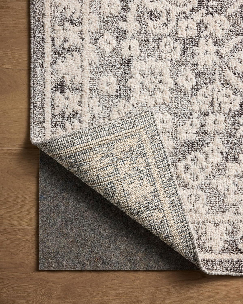 Loloi Magnolia Home Gigi Collection Grey/Ivory Area Rug P672340
