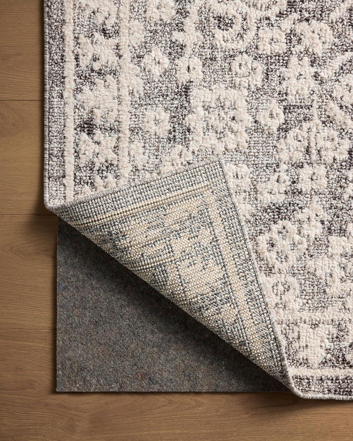 Loloi Magnolia Home Gigi Collection Grey/Ivory Area Rug P672340