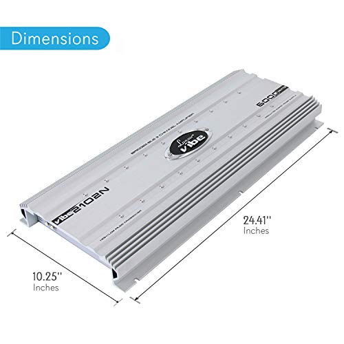 Lanzar 2 Channel Car Stereo Amplifier 6000 Watt VIBE2102N F9109