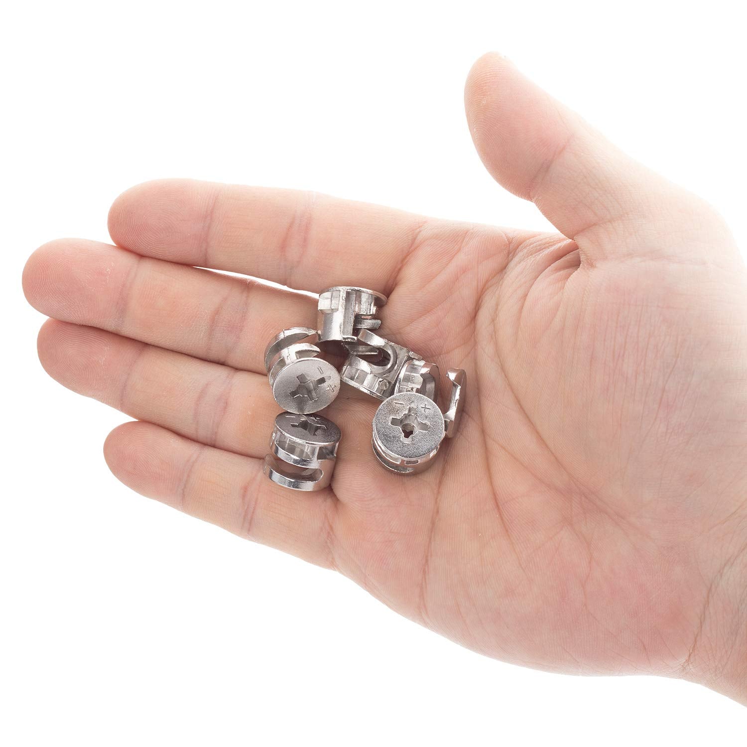 PAGOW Furniture Cam Lock Fasteners, 0.59x0.47 inch for Cabinet Drawer Dresser Wardrobe O103865