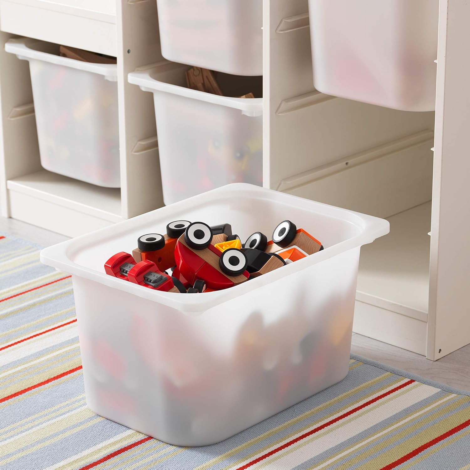 IKEA TROFAST Storage Combination with Boxes, 99x44x94 cm, White H581