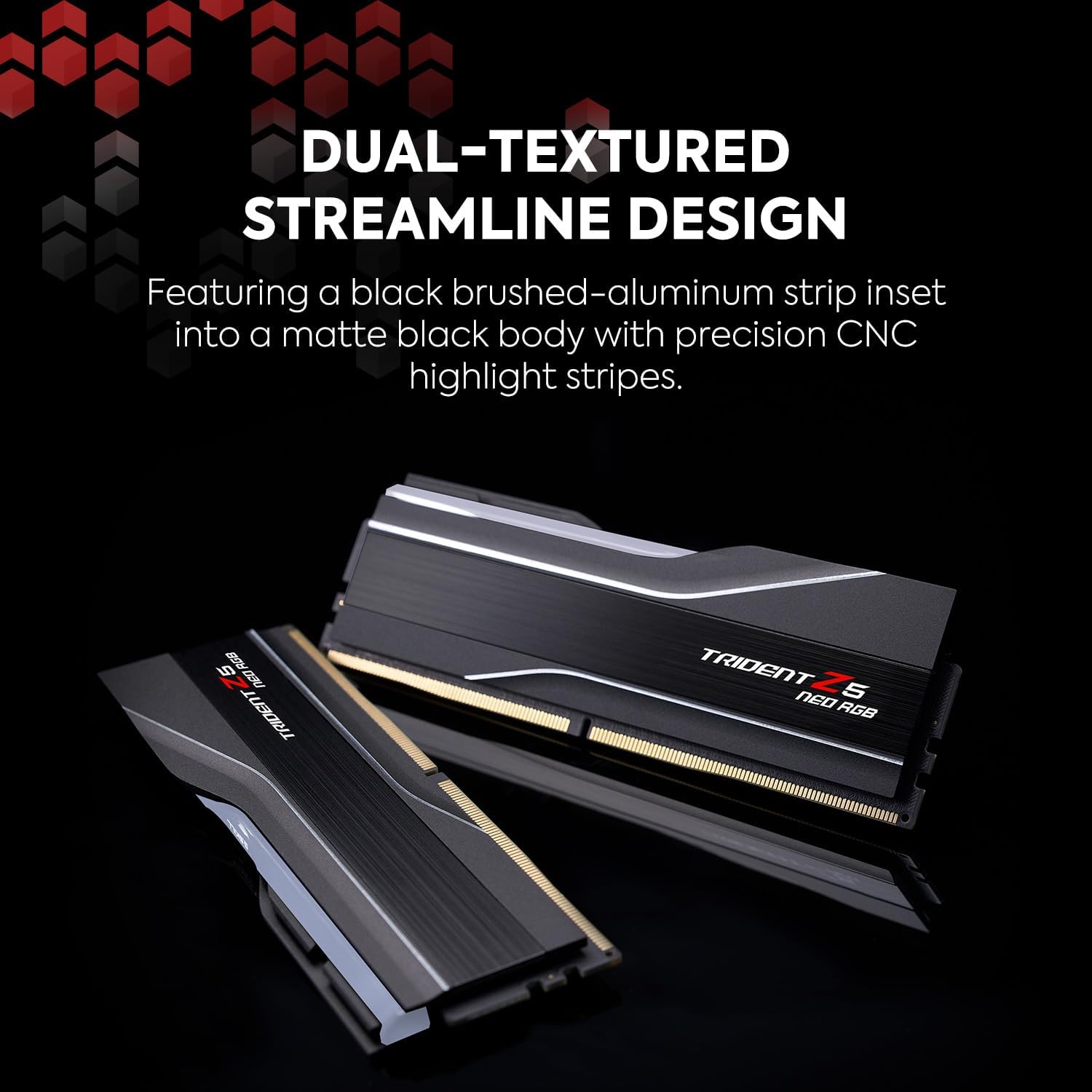 G.SKILL Trident Z5 Neo RGB DDR5 64GB (2x32GB) 6000MT/s CL32 Desktop Memory UDIMM Matte Black T68629