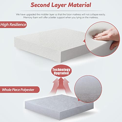 MAXYOYO Bohemian Floor Bed Futon Mattress, Foldable for Adults P770