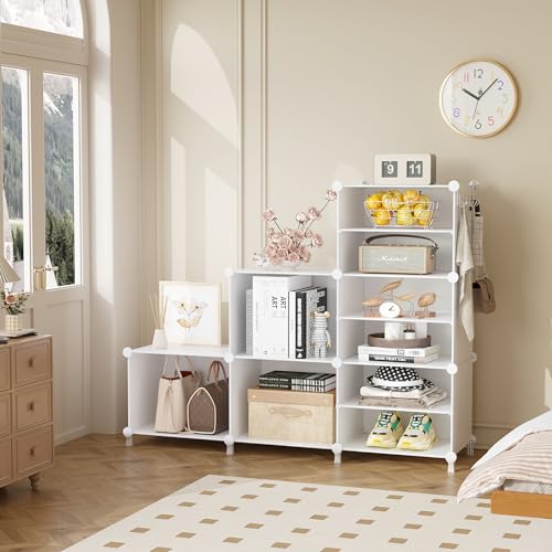 AWTATOS Closet Organizer 6 Cube Storage Shelves, White W271948