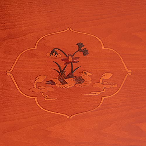 Folding Table Korean Tatami Dining Table Hand-Painted Wooden Low Table Z7865