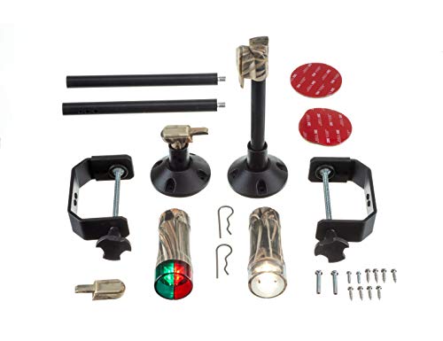 Attwood 14190-7 Water-Resistant Portable Clamp-On LED Light Kit K5615