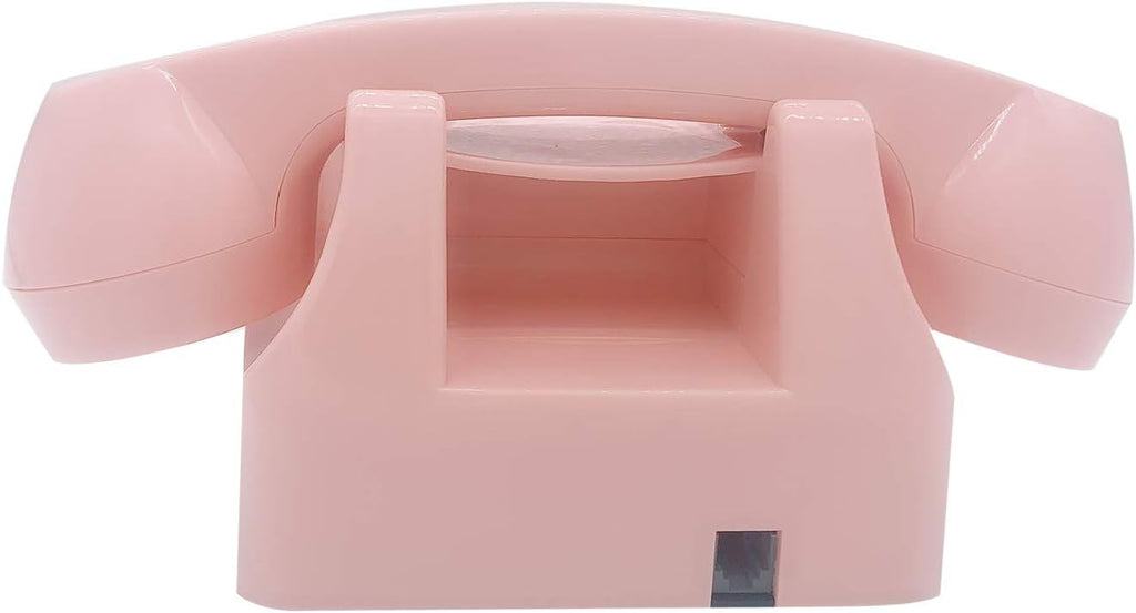 Pink Retro Rotary Landline Telephone for Home Office H451