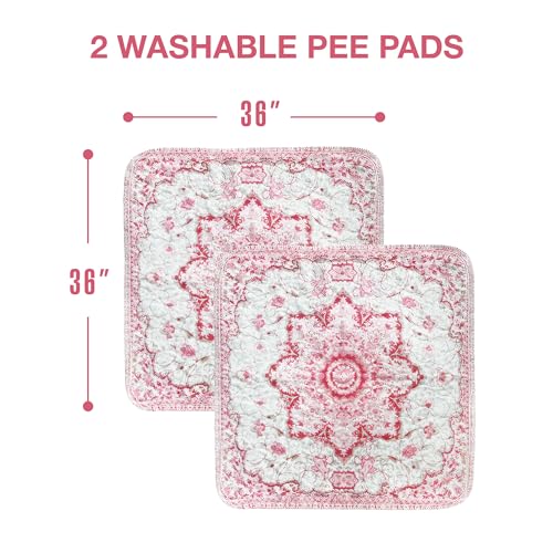 Washable Pee Pads for Dogs - Reusable Puppy Training Pads - Waterproof & Non-Slip V33734