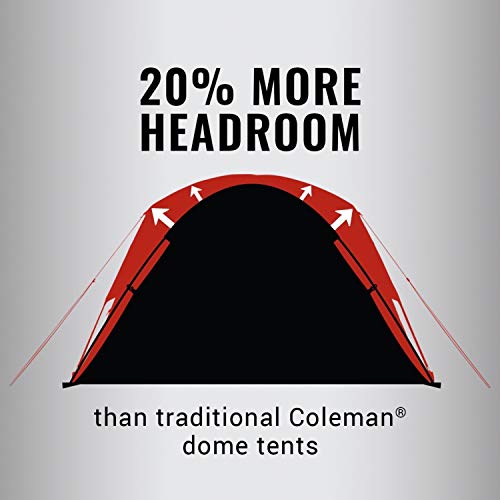 Coleman Skydome Camping Tent with Dark Room Technology, 4/6/8/10 Person A94498