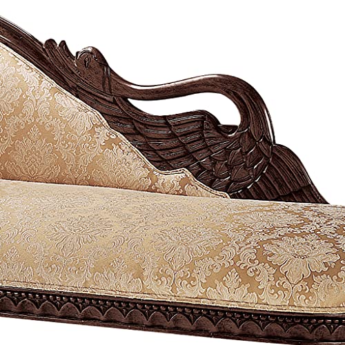 Design Toscano Swan Fainting Couch, 73", Walnut N663