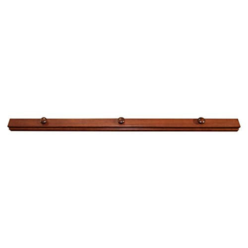 RRD Quilt Hanger for Wall Display (60") – Amish Made Wooden Quilt Rack Wall Mount – Oak Wood, Fruitwood Stain E423