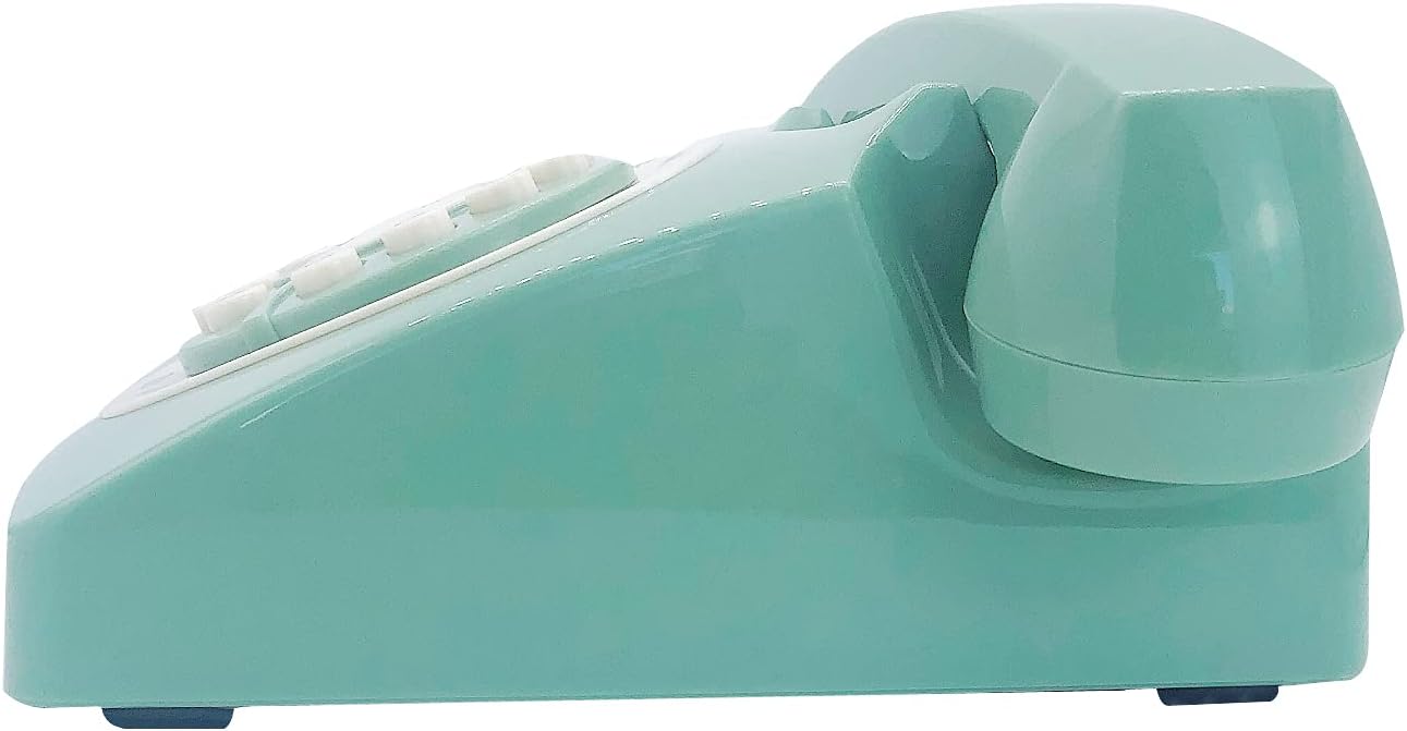 Beneno Retro Landline Telephone Green Rotary Design Corded Desk Phone T4848