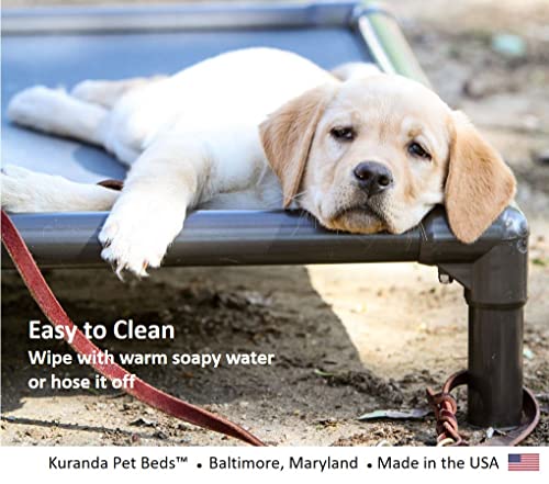 Kuranda Chewproof Dog Bed Walnut PVC 50" x 36" G3449