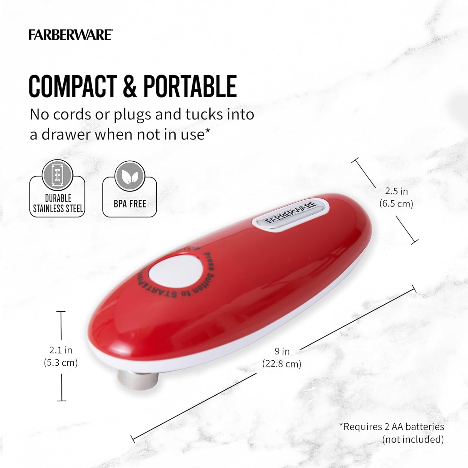 Farberware Hands-Free Automatic Can Opener C4627