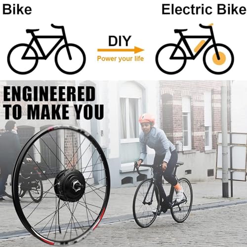 Electric Bike Conversion Kit 48V 1000W Rear Wheel Hub Motor C4964