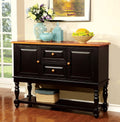 Furniture of America Antha Country Style Duo-Tone Dining Buffet Server