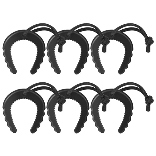 6 Pack First Responder Door Stops, Black U453
