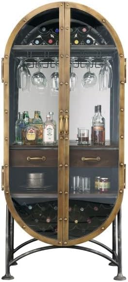 Howard Miller Bridgewater Wine & Bar Cabinet II, Black D129