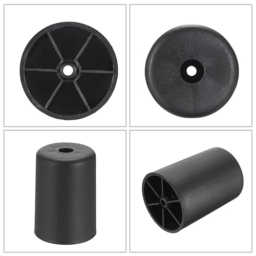 OwnMy 4PCS 3 Inch Plastic Furniture Legs Screw-in Replacement Kit K8056