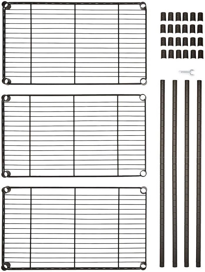 3-Shelf Heavy Duty Steel Storage Shelving Unit L7054