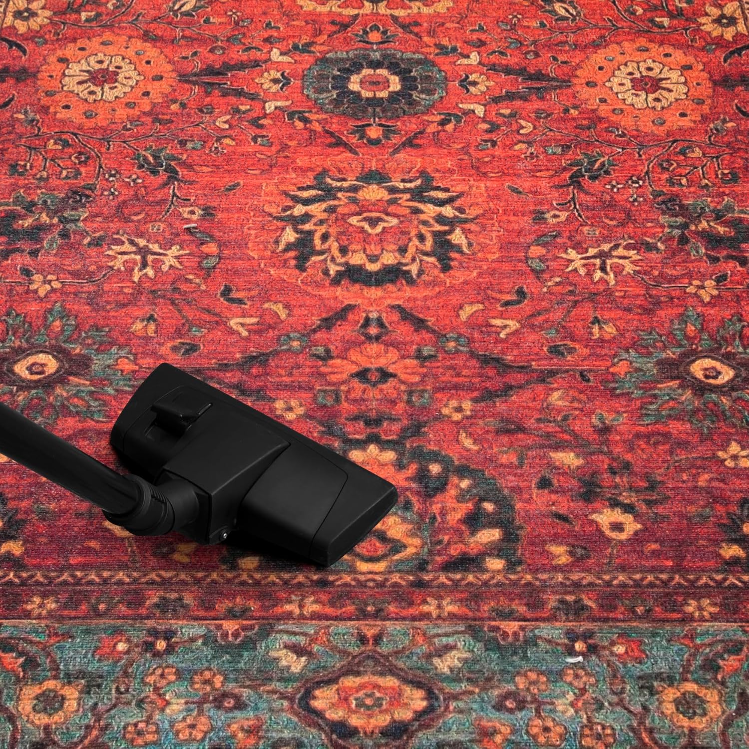Keen Home Design Machine Washable Area Rug with Non-slip Backing, Vintage Moroccan, 5' x 7' M36954