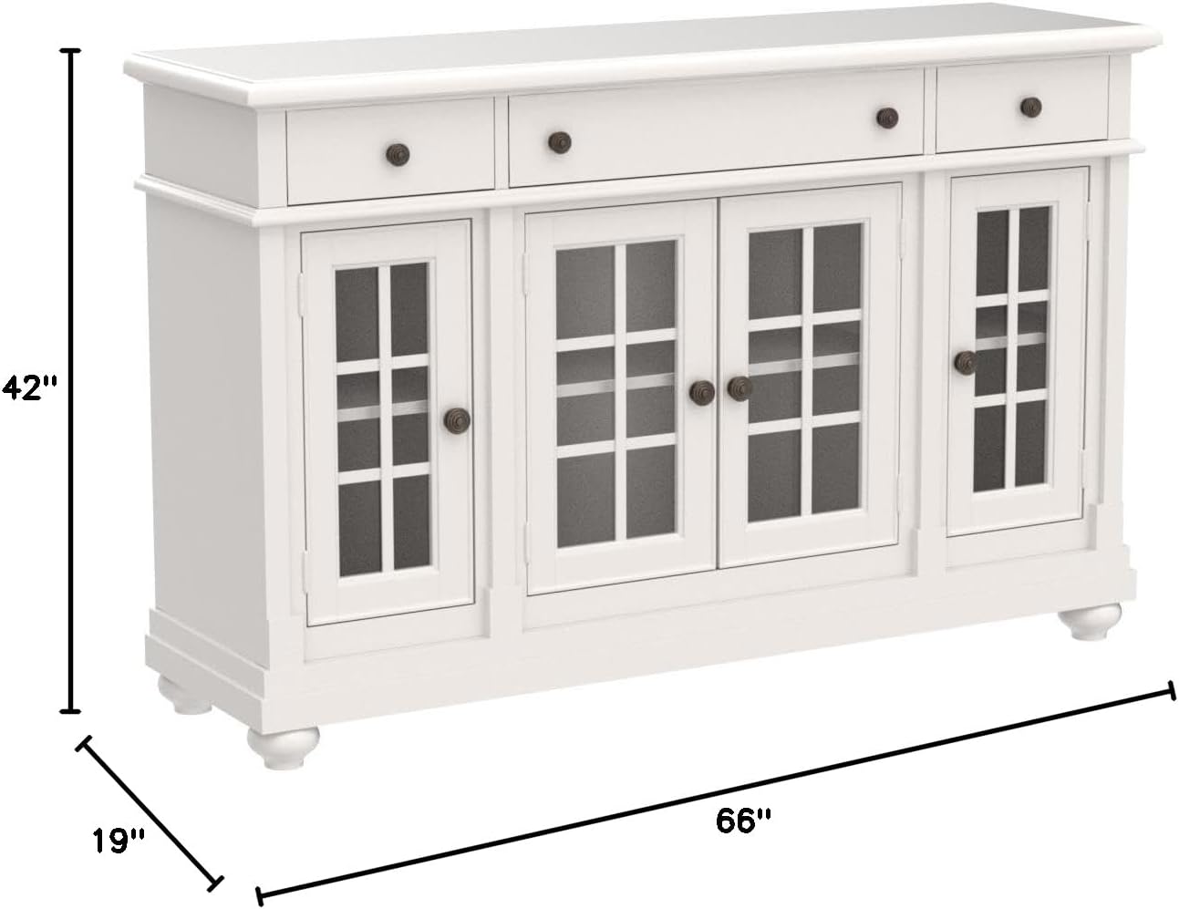 Liberty Furniture Industries Harbor View II Dining Buffet, Linen Finish W710