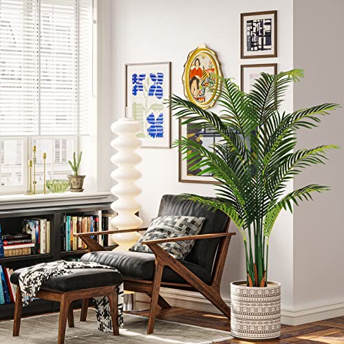 VIAGDO Artificial Palm Tree 5ft Tall Fake Plant with 11 Detachable Trunks Indoor Decor M2351