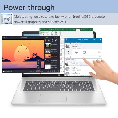 HP 17.3" Touchscreen Laptop, Intel Pentium N5030, 16GB RAM, 1TB SSD, Windows 11 Home M2913