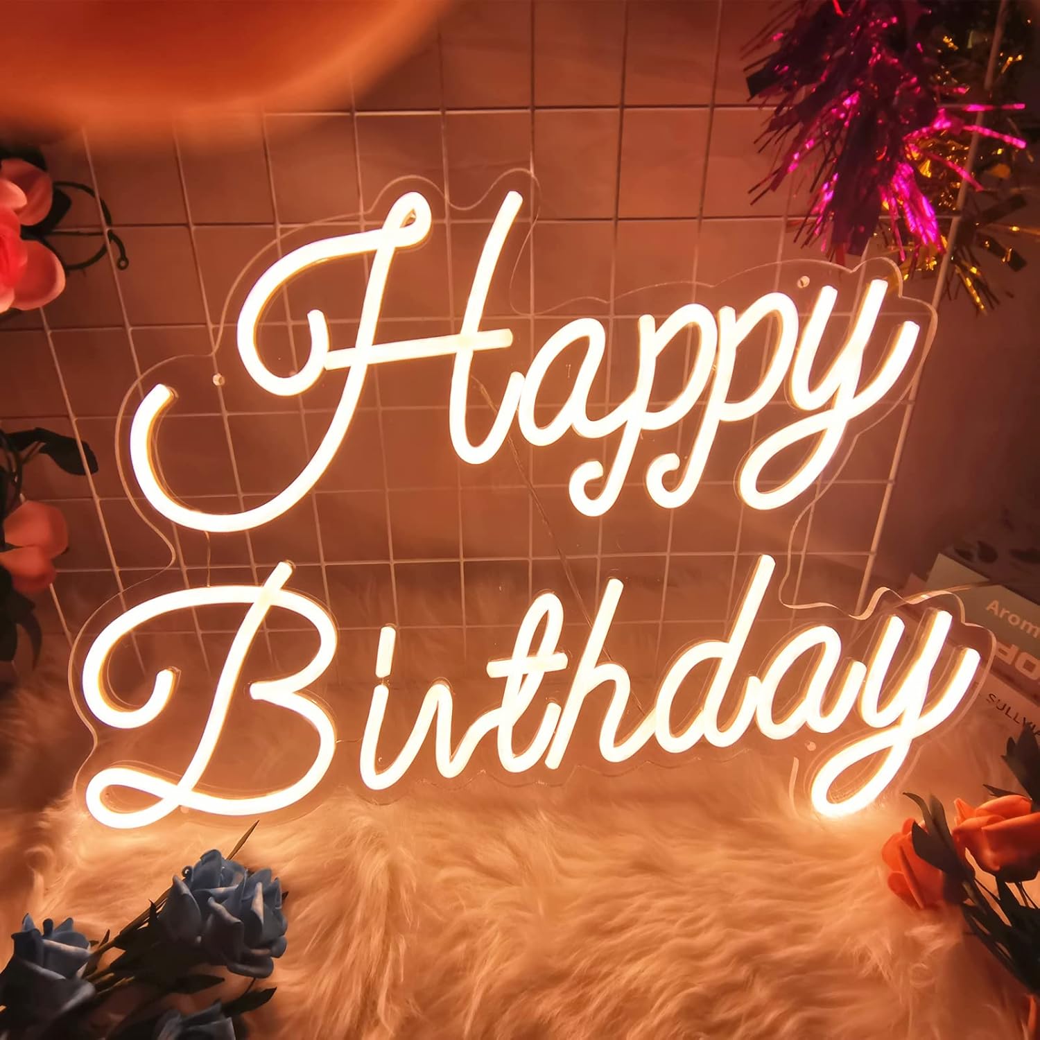 Custom Neon Sign Personalized LED Wall Decor for Birthday Wedding Party Gift RGB M39163