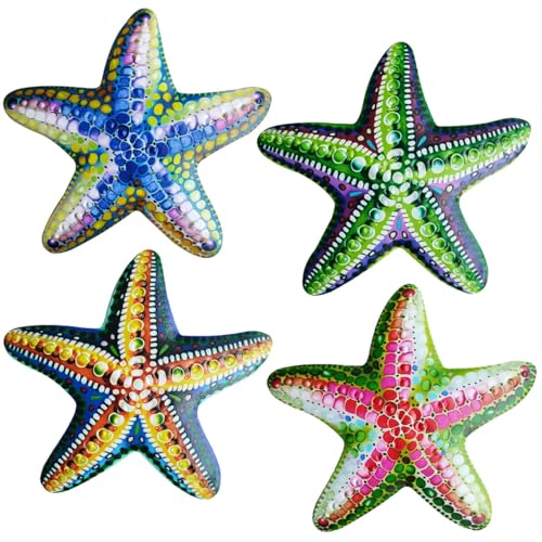 Starfish Sea Life Nautical Wall Decor Iron Ocean Star Ornament (Peach) H12249
