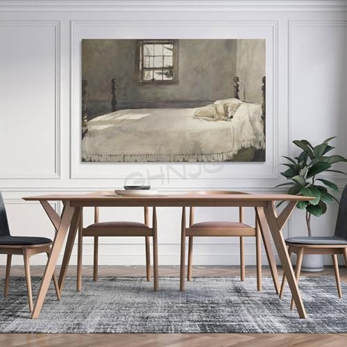 Master Bedroom by Andrew Wyeth Canvas Painting Wall Art 08x12inch Unframe M94090