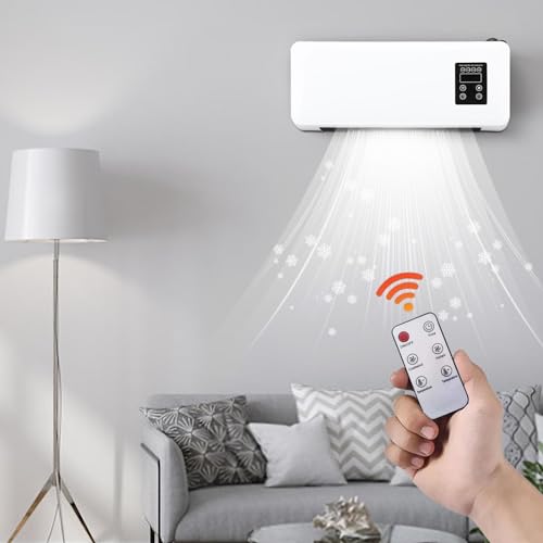 Ductless Air Conditioner Wall Mounted with Remote Control, Mini Split AC/Heating System U16200